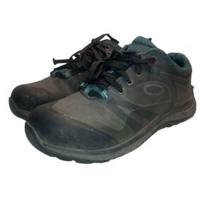 KEEN Gray Teal Utility Sedona Pulse Low Women's Safety Toe Work Shoes 8